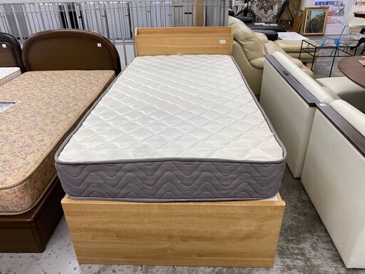 豊富な収納引き出し！【愛品館 江戸川店】ニトリ　シングルベッド　ベッド　「お問い合わせ番号:153-017726-007」　配送可 　代引き配送可