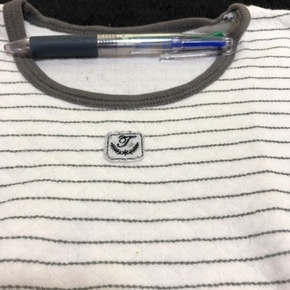 ★西松屋★キルティングボーダー肌着★90の画像