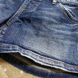 マタニティデニム ショートパンツの画像