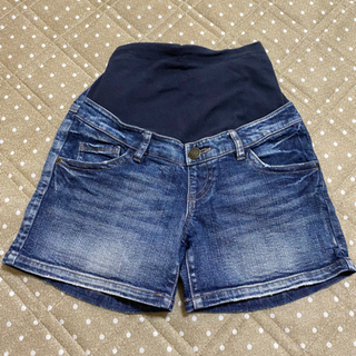 マタニティデニム ショートパンツ