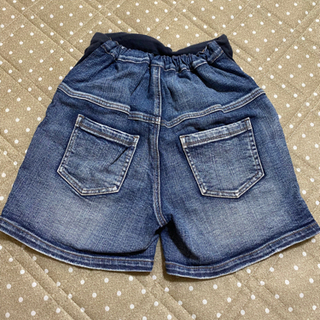 マタニティデニム ショートパンツの画像