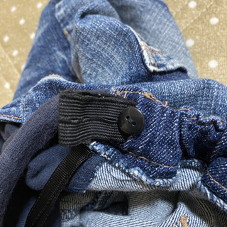 マタニティデニム ショートパンツの画像