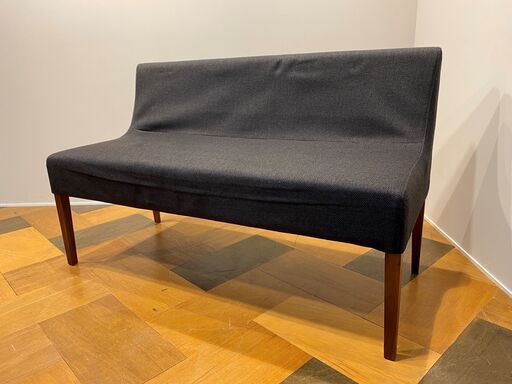 宇都宮でオシャレな家具を探すなら『オトワリバース！』ベンチ スツール 椅子 ソファ ダークグレー 中古品