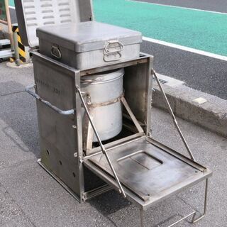 フィールド レンジ 米軍放出品 調理器具 アウトドア キャンプ【レア】の画像
