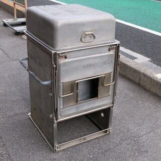フィールド レンジ 米軍放出品 調理器具 アウトドア キャンプ【レア】の画像