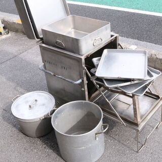 フィールド レンジ 米軍放出品 調理器具 アウトドア キャンプ【レア】の画像