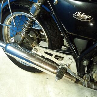 HONDA GB250クラブマン-5 黒/銀 格安配送キャンペーン 期間限定 諸経費０円 始動確認済み 自賠責加入で乗れます 即納車有り 横浜 P-Yardの画像