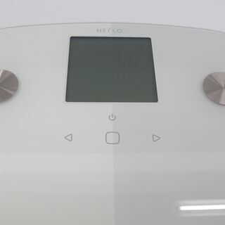決まりました　■エレコム　体組成計　2018年製　体重計　ホワイト　HCS-FS01の画像