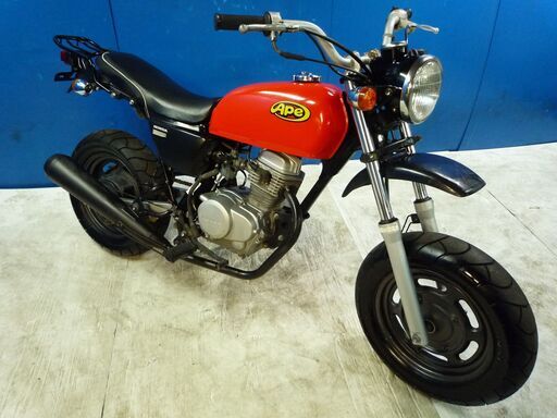 HONDA エイプ50 赤 格安配送キャンペーン 期間限定 諸経費０円 始動確認済み 自賠責保険加入で乗れます 即納車有り 横浜 都筑 P-Yard