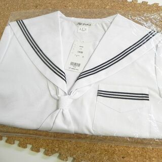 未使用制服【七飯町立・七飯中学校/女子夏服（上のみ）】無料にて！