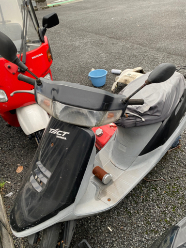 ホンダ　タクト　放置不動車