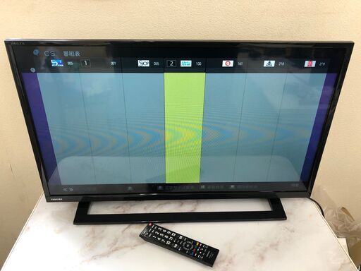 高年式2019年製 TOSHIBA 東芝 REGZA 32インチ 液晶テレビ 32S22　外付けHDD録画対応