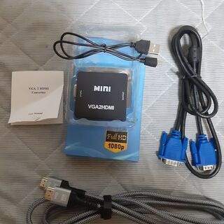 ４Ｋ対応HDMIケーブル＋HDMI変換コンバータ＋ディスプレイケ...