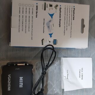 ４Ｋ対応HDMIケーブル＋HDMI変換コンバータ＋ディスプレイケーブル（両方１５pin)中古美品の画像