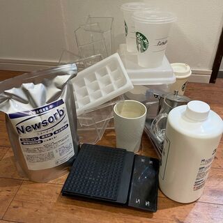 未使用プラスチックケース　ゲル材 タンブラー 等