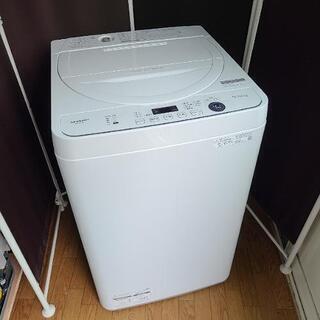 h1026売約済み❌最新2021年製 SHARP 5.5kg 全自動洗濯機の画像