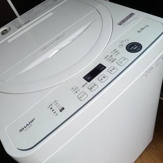 h1026売約済み❌最新2021年製 SHARP 5.5kg 全自動洗濯機の画像