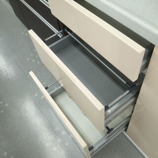 カリモク キッチンボード オープン食器棚 幅122cm  モノ市場半田店  119の画像