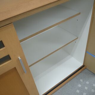 キッチンボード オープン食器棚 幅120cm モノ市場半田店 119の画像