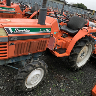 クボタトラクターL1-18 ロータリー付き 4WD. Kubota Tractor L1-18の画像