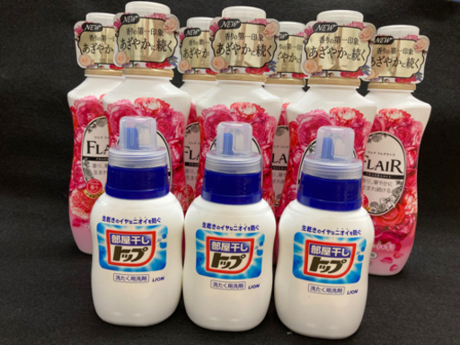 柔軟剤(540ml) 7本  液体洗濯洗剤(300g) 3本　セット