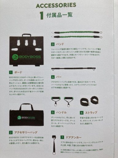【大幅値下げ】自宅でジムのような本格トレーニングを！BODYBOSS