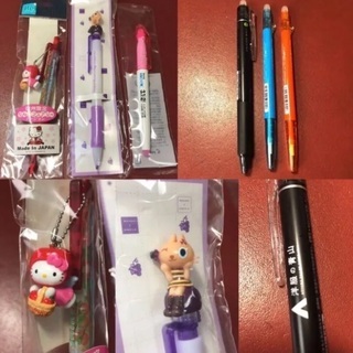 ランドセル　ワインレッド　中古品　筆記用具の画像