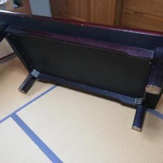 【再投稿】超希少！当時物！【 ビンテージ座卓 / 年代物 /  座敷机 座卓テーブル ローテーブル 和室テーブル 】和風 昭和レトロ　Lの画像