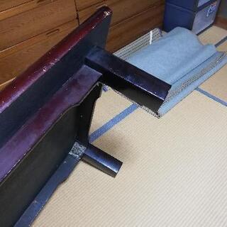 【再投稿】超希少！当時物！【 ビンテージ座卓 / 年代物 /  座敷机 座卓テーブル ローテーブル 和室テーブル 】和風 昭和レトロ　Lの画像