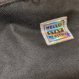 スクエアロゴ ウエストポーチ ボディーバッグの画像