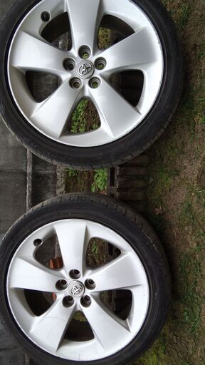 プリウス夏タイヤ、アルミホイール4本セット