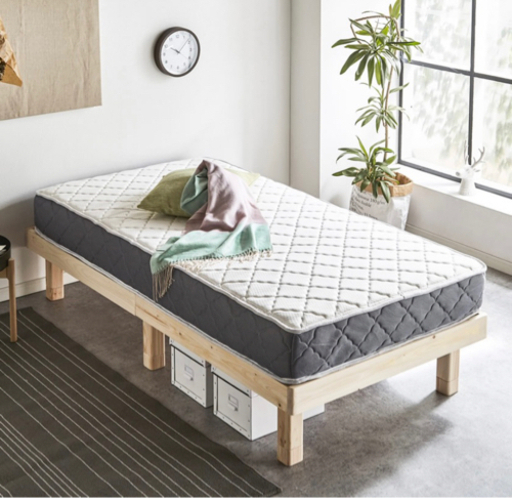 【お渡し決まりました】ネルコマットレスホワイトセミダブル