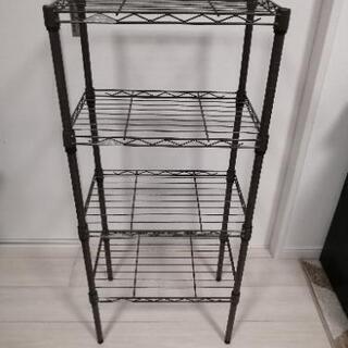 【美品】メタルラック　ブラウン