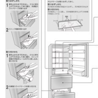 ノンフロン冷凍冷蔵庫　TOSHIBA 型番GR-H34SY 2017年製の画像