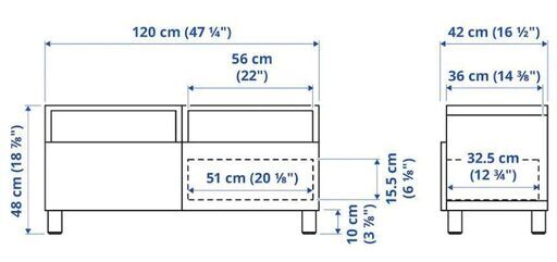 IKEA BESTA(ベスト―) テレビ台