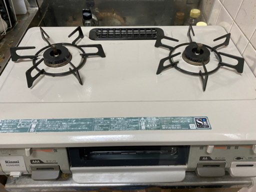 取引中⭐︎二口ガスコンロ　Rinnai 都市ガス
