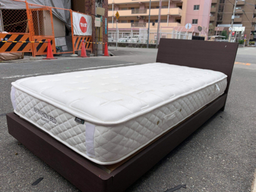 ?シングルベッド⁉️大阪市内配達可能?⭕️保証付き?