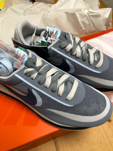 新品！NIKE LDワッフル×sacai CLOT cool grey 26cm