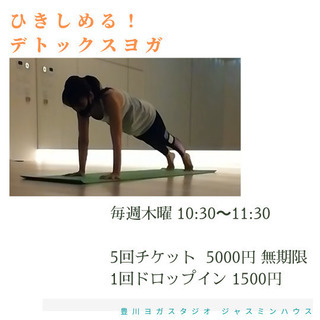豊川でヨガクラス、しっかり動きたい方❗️