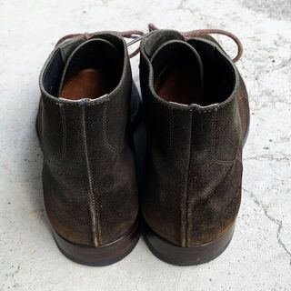 【 SHIPS 】シップス　25cm ブラウン スエード チャッカブーツの画像