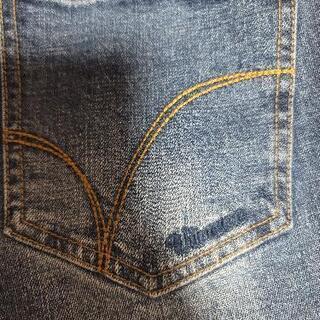 バイク用　膝プロテクター入りジーンズ　Lサイズの画像