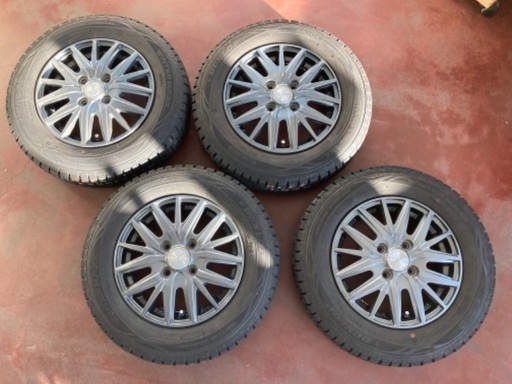 【値下げ】ダンロップ冬WM01 145/80R13 アルミ4本セットJWL-T