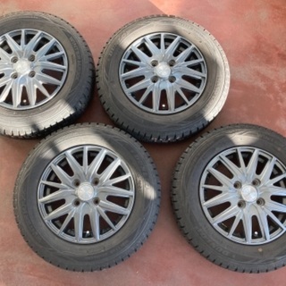 【値下げ】ダンロップ冬WM01 145/80R13 アルミ4本セ...