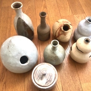一輪挿し　とっくり　花瓶　陶芸品　陶芸　陶器　新品　未使用　和食...