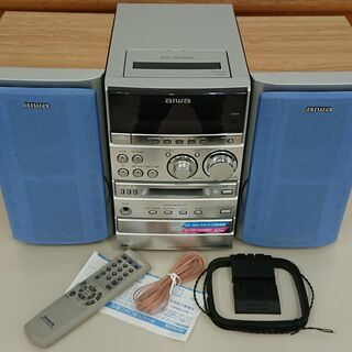 【値下げ】CDMDコンポ　AIWA　CD再生確認済み