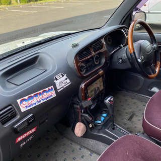 H12年ミラジーノ 車高調　社外マフラー　HDDナビ　車検残り僅かの画像