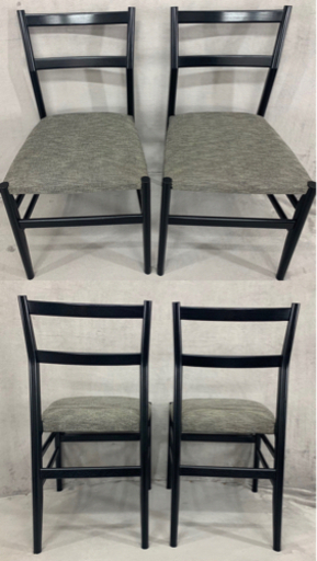 【値下げしました】Cassina カッシーナ イス チェア 646 モダン レジェーラ 2脚セット 木製 ダイニング Gio Pont