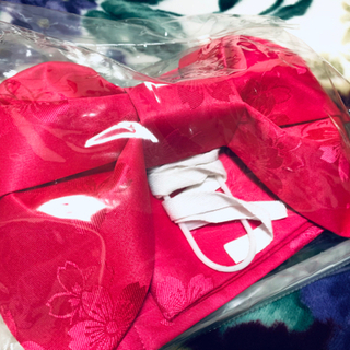 浴衣の帯と作り帯セットの画像