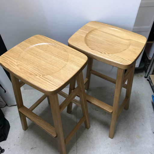 カウンターチェア　椅子　2脚セット