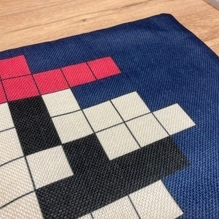 新品 未使用 ドット柄 スーパー マリオ クッション カバーの画像